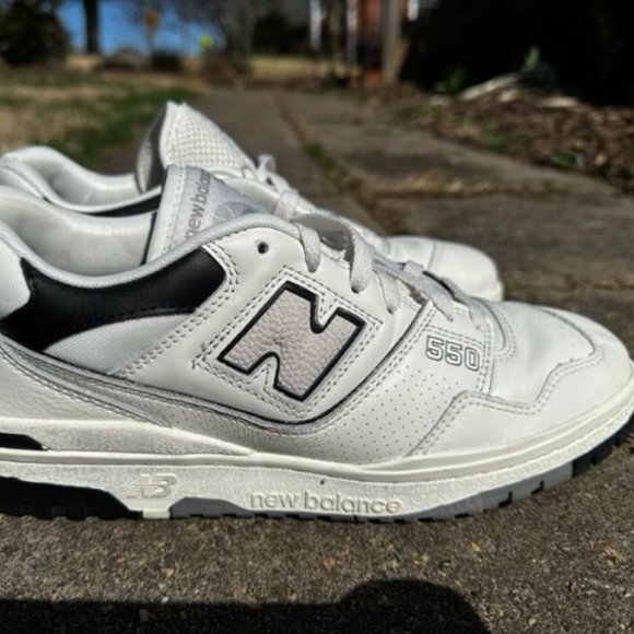New Balance 550 'Sea Salt Black' - Barely Worn - Size 10.5 - Picture 5 of 8